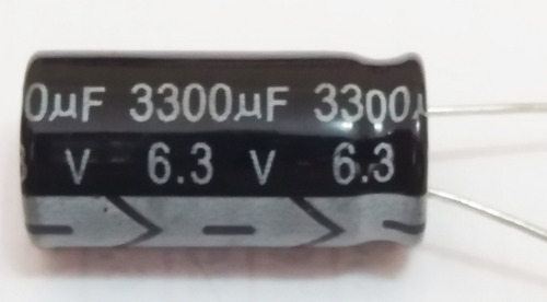 Capacitor Eletrolítico 10x 3300uf X 6,3v + 10x 1800x6,3