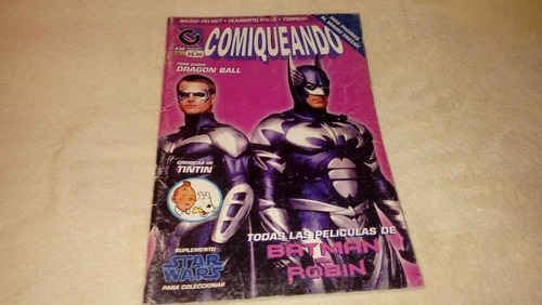 Revista Comiqueando N° 28 (batman & Robin - Dragon Ball)