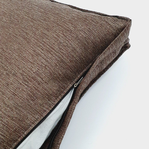 Imagen 3 de 4 de Funda Almohadon 60x60 Cm Chenille Ideal Sillon Algarrobo
