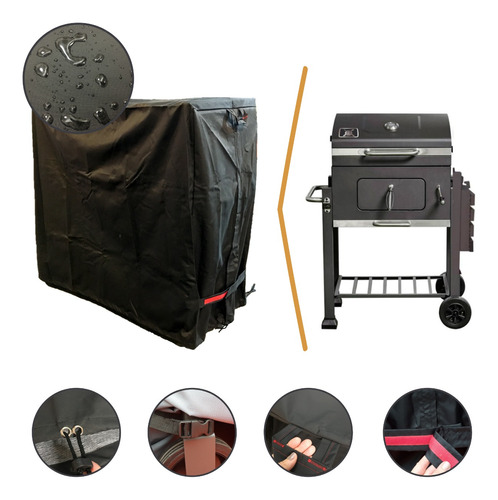 Funda Parrilla Bbq Grill T/chulengo Lona Pesada Impermeable