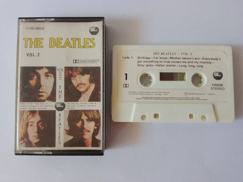 The Beatles (white Album) Vol 2 Cassette Musical 