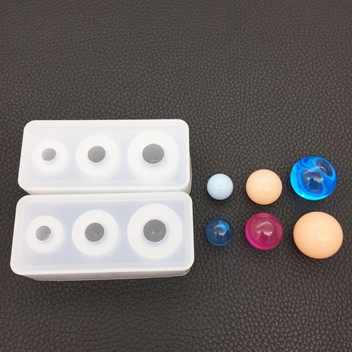 2 Juego De Moldes De Cuentas De Silicona Estrella De La Bola