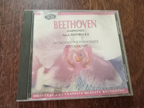 Cd Ludwig Van Beethoven Sinfonia 6 Pastora & 8 Rudolf Kempe (Usado)