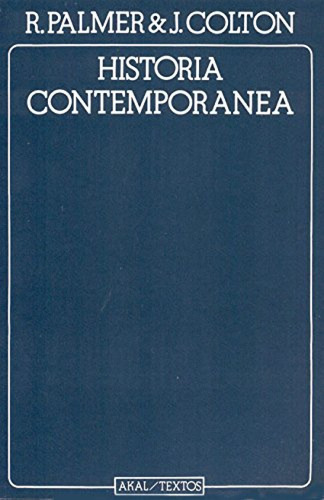 Libro Historia Contemporanea De Palmer, R./colton, J. Akal