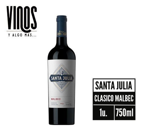 Vino Santa Julia Varietal - Malbec - Botella 750ml