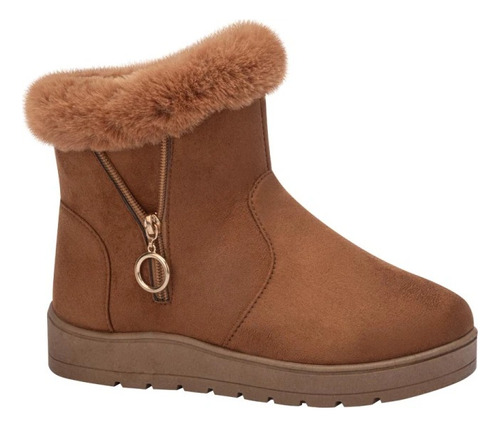 Bota Invernal Peluche 1136809 Dama Shosh Confort Cómodo Moda