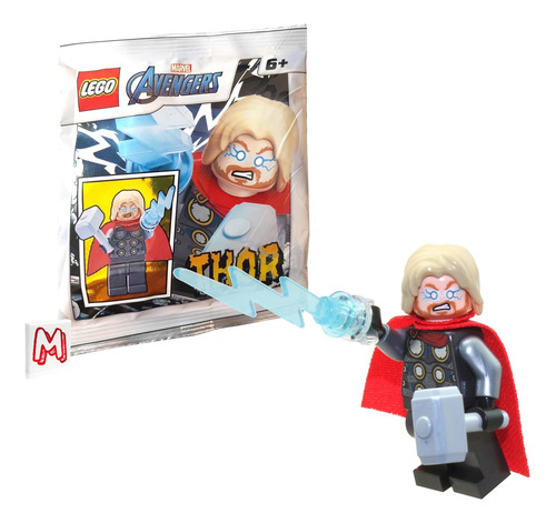 Lego Minifigura De Los Vengadores De Super Heroes - Thor Con