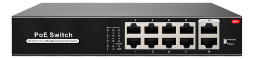 Satra Sa-s1010p Switch Poe 8 Puertos Gigabit 2 Uplink 120w