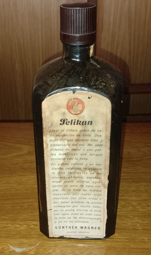 Botella De Tinta Pelikan Antigua (Usado)