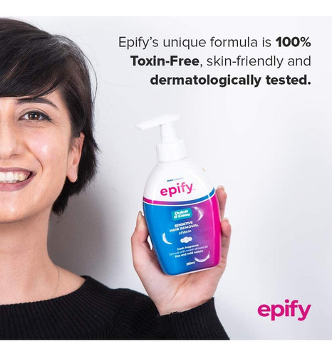 Crema Depilatoria Epify Para Piel Sensible - 3 Paquetes