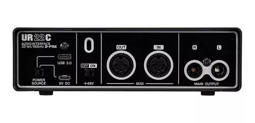Imagen 3 de 3 de Interface de audio Steinberg UR-C UR22C 100V/240V