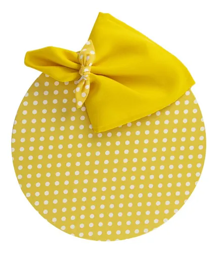 comprar Kit Mesa 4 Poá Capa Sousplat Guardanapo E Anel Pg Z051