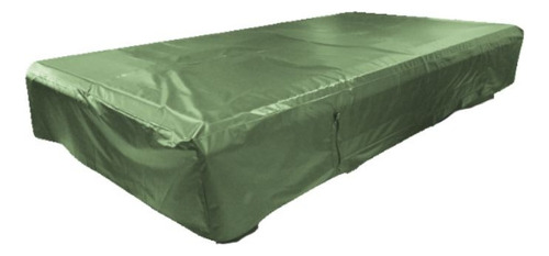 Funda Para Billar 7 Pies Profesional De Luxe Paño Verde Claro