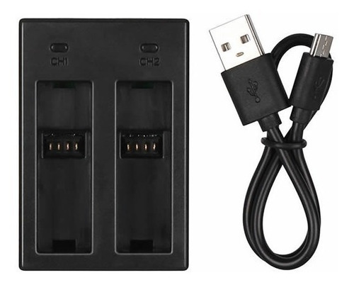 Cargador De 2 Baterias Dual + Cable Usb Gopro Hero 9