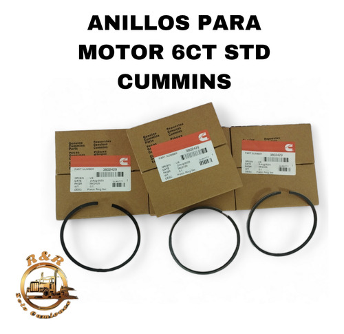  Anillos Para Motor 6ct Std Cummins 