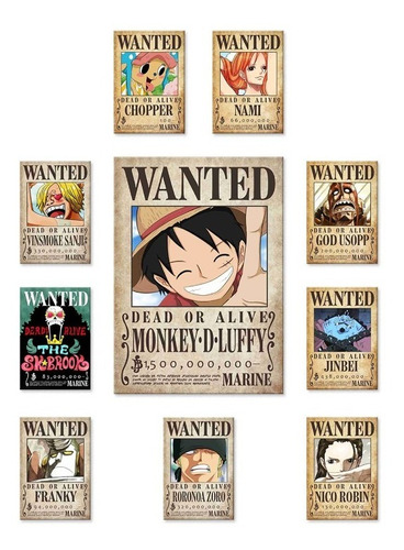 Cuadros Colección One Piece Super Set Mugiwara