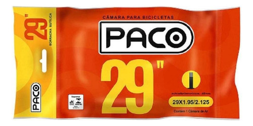 Cámara De Aire Para Bicicleta Aro 29 Boquilla Gruesa 1,95/2