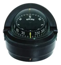 Comprar Ritchie S-87 Voyager Brújula Con Montaje En Superficie Y Luz Nocturna Verde De 12 V (negro, 7,6 Cm)