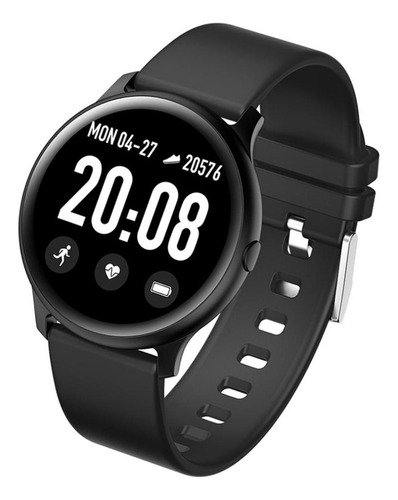 Watch 1.3inch Rodada Fitness Monitor Preto