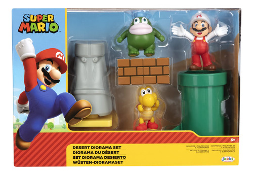 Super Mario Juego De Figuras De Acción De 2.5 Pulgadas Con.