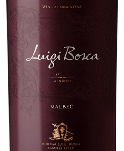 Imagen 3 de 10 de Vino Luigi Bosca Malbec Caja X 6 + J. Walker Red 1l.