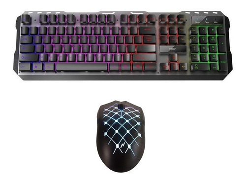 Teclado Y Mouse Kit Para Gamers Noganet Usb Premium Ultimo Modelo