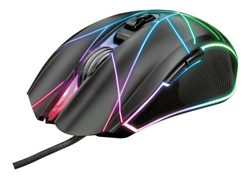 Mouse Gamer Trust Gxt-160x Ture Rgb Led Ambidiestro