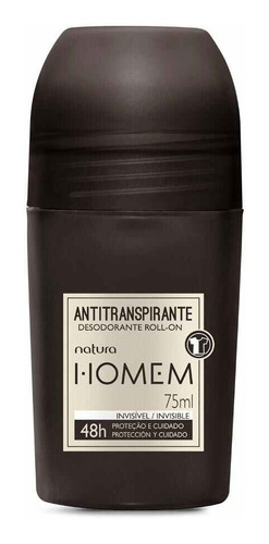 Desodorante antitranspirante Natura Homem Invisível roll on 75ml