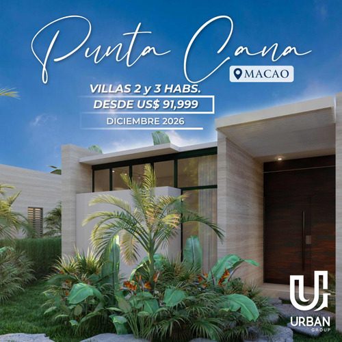 Oportunidad De Invertir Villas 2 Y 3 Habs Punta Cana Macao