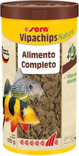 Vipachips Nature 370g/1000ml Alimento Base Em Chips