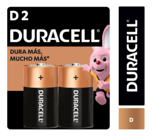 Pila Duracell D2 - 2 Uni (para Calefont)