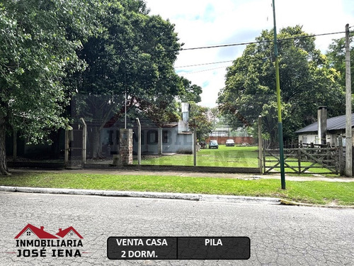 Venta Casa 2 Dormitorios En La Entrada A La Ciudad De Pila, Provincia De Buenos Aires. Sobre Calle Asfaltada Y Con Lote De 1.000 M2. - Calle Mariano Moreno Y 9 De Julio.