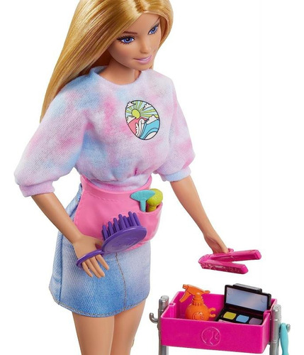 Barbie La Pelicula Barbie Muñeca Malibu Estilista Hnk95