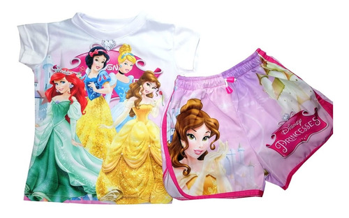 Conjunto Deportivo Para Niñas De Princesas Disney - H