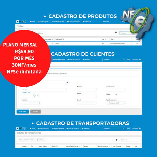 Programa Emissão De Nfs-e E Nf-e Com Suporte Online