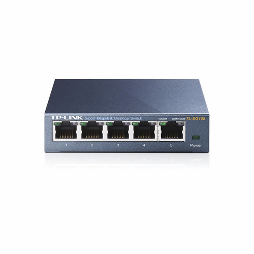 Imagen 3 de 6 de Switch De Escritorio 5 Puertos Gigabit, Tp-link Tl-sg105