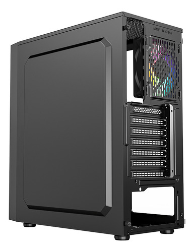 Gabinete Xyz Portal 200 A-rgb Atx Black Fan