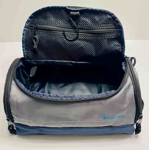 Bolsa De Viaje Columbia Travel Kit Hombre Gris Azul Original