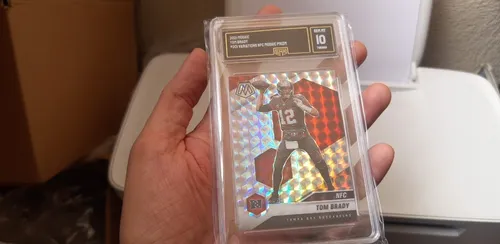 comprar 2021 Panini Mosaic Nfc Variations Prizm Tom Brady Gma 10