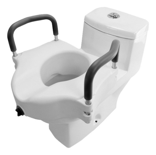 Aumento Para Baño Wc Con Agarraderas Asiento Inodoro Elevado