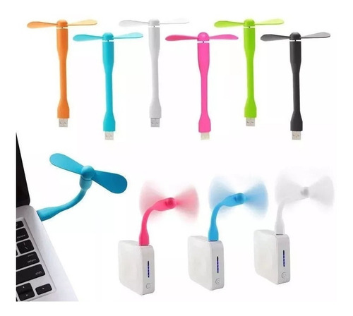 Mini-ventilador Usb Laptop Celulares Power Bank Economicos