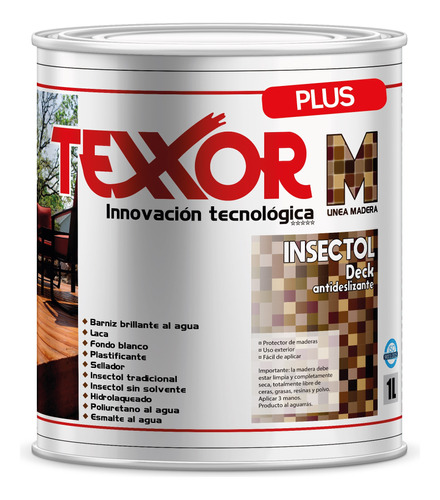 Protector Para Deck - Insectol 1l- Trans/brill - Texxor