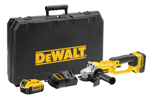 Esmeril Angular 4-1/2' 20v + 2 Baterías Dewalt Dcg412m2-b2