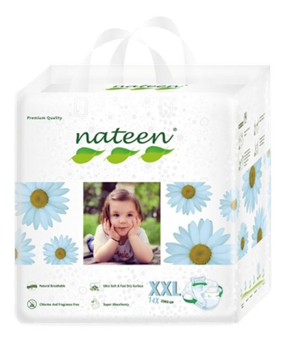 Nateen Pañal Ecologico Talle Xxl X 14