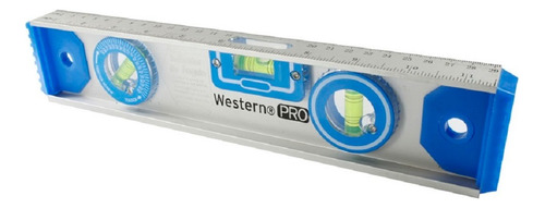 Nivel Em Aluminio Com Base Imantada 30cm Hl50 Western Pro