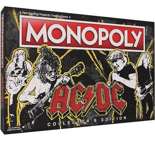 Ac/dc Monopolio Edición Coleccionista