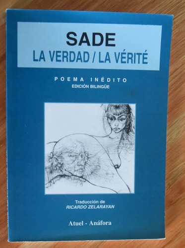 Sade La Verdad La Verité Trad Ricardo Zelarayán - Atuel 1995 (Reacondicionado)