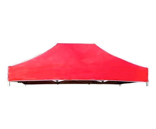 Lona Repuesto Para Toldo Plegable 3x4.5 Rojo (uv)