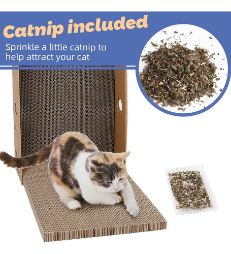 Bloc De Rascar Para Gatos Primepets, Ancho Y Reversible, Paq