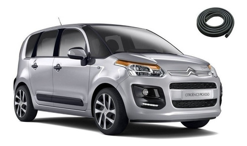 Citroen C3 Aircross 2010/2015 Burlete Puerta Trasera Derecha